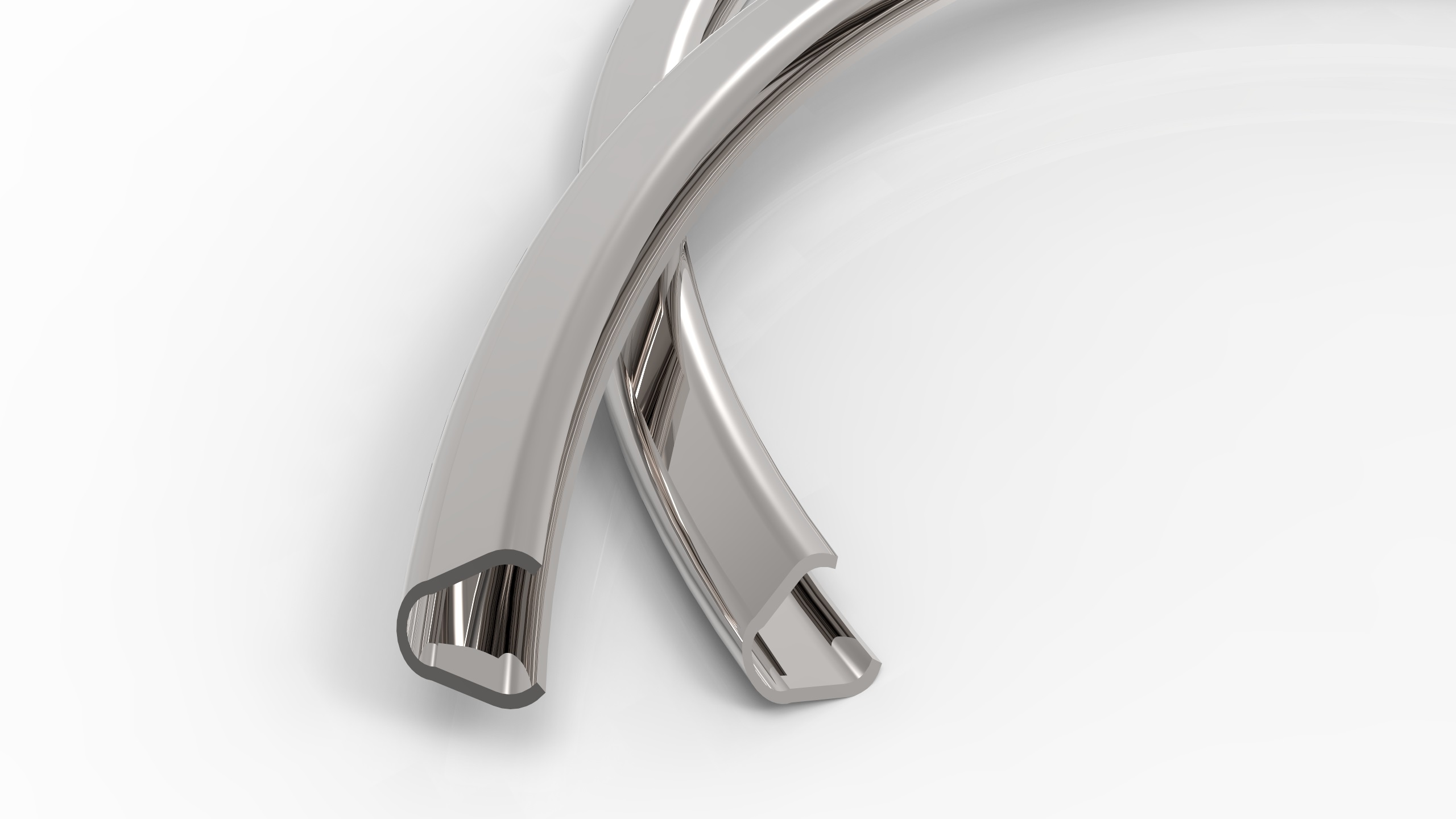 V Shaped Metal O-Rings (W/O Spring) Made From Sheet - Internal Pressure